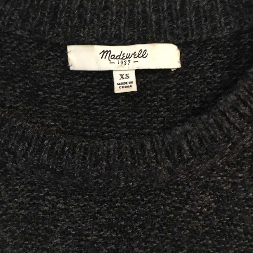 Madewell Sweater Tuxedo-stripe Texturework A9270